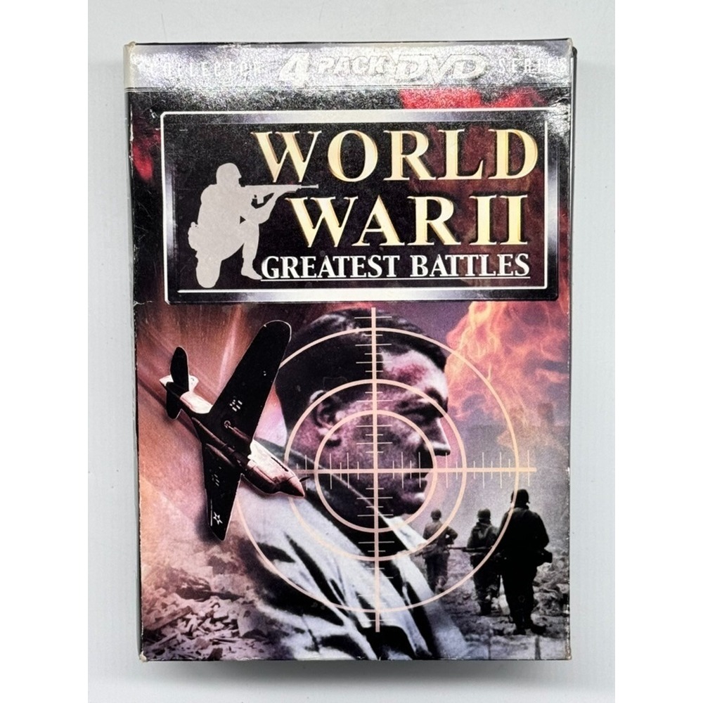 GoodTimes World War II Greatest Battles DVD 4-Disc Box Set Documentary Tested